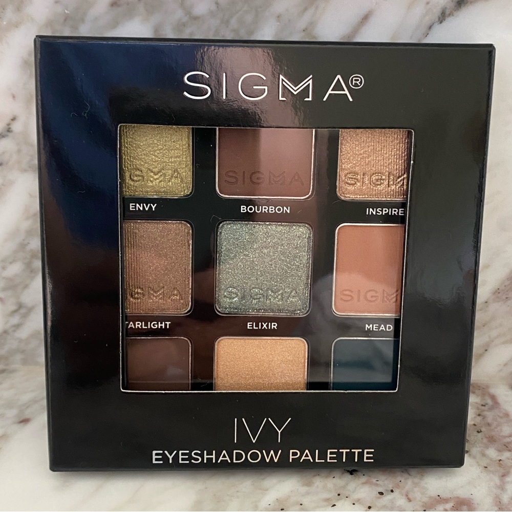 Sigma Eyeshadow Palette Ivy 9 shades UNOPENED BRAND NEW!